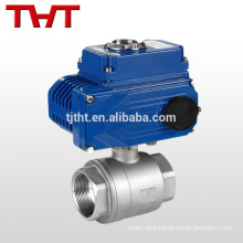 Stainless steel electric micro ball valve